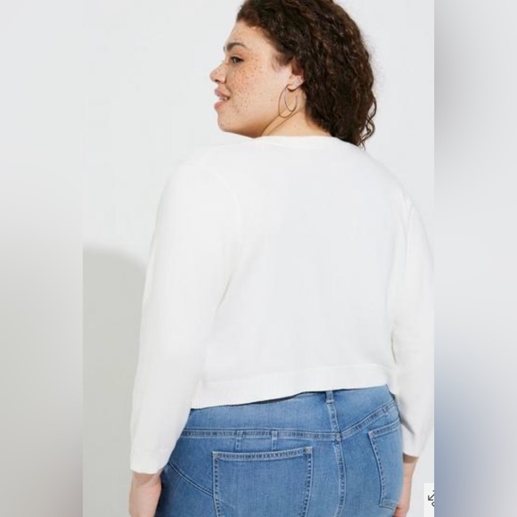 NWT-Torrid/Disney Minnie Mouse Americana 3/4 sleeve shrug sweater size 4X 5X - Picture 3 of 10